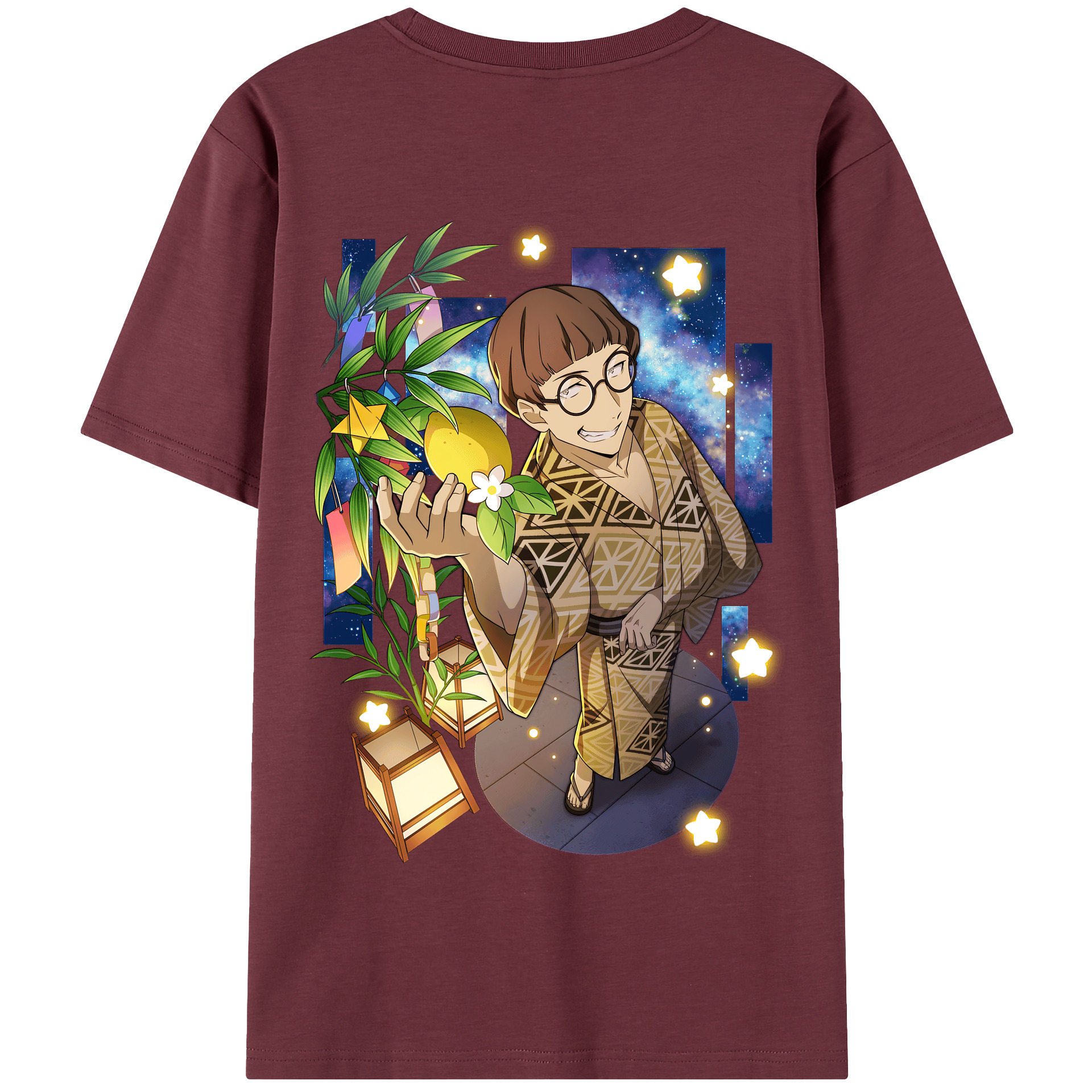 （画像用） 文豪ストレイドッグス Bungo Stray Dogs 綿100％半袖Tシャツ（背面プリント）